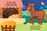 It's Pasture Bedtime Touchy-Feely Board Book w/ 2-Way Sequins