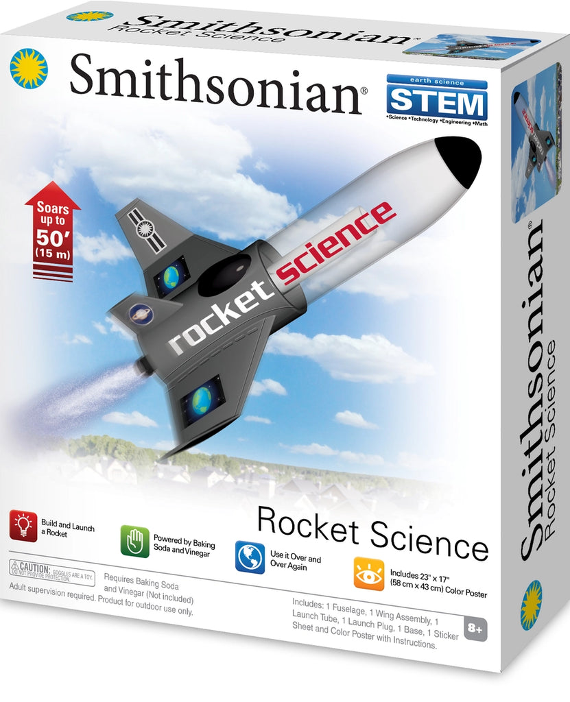 Smithsonian Rocket | Flying STEM Toy 8+ - 1
