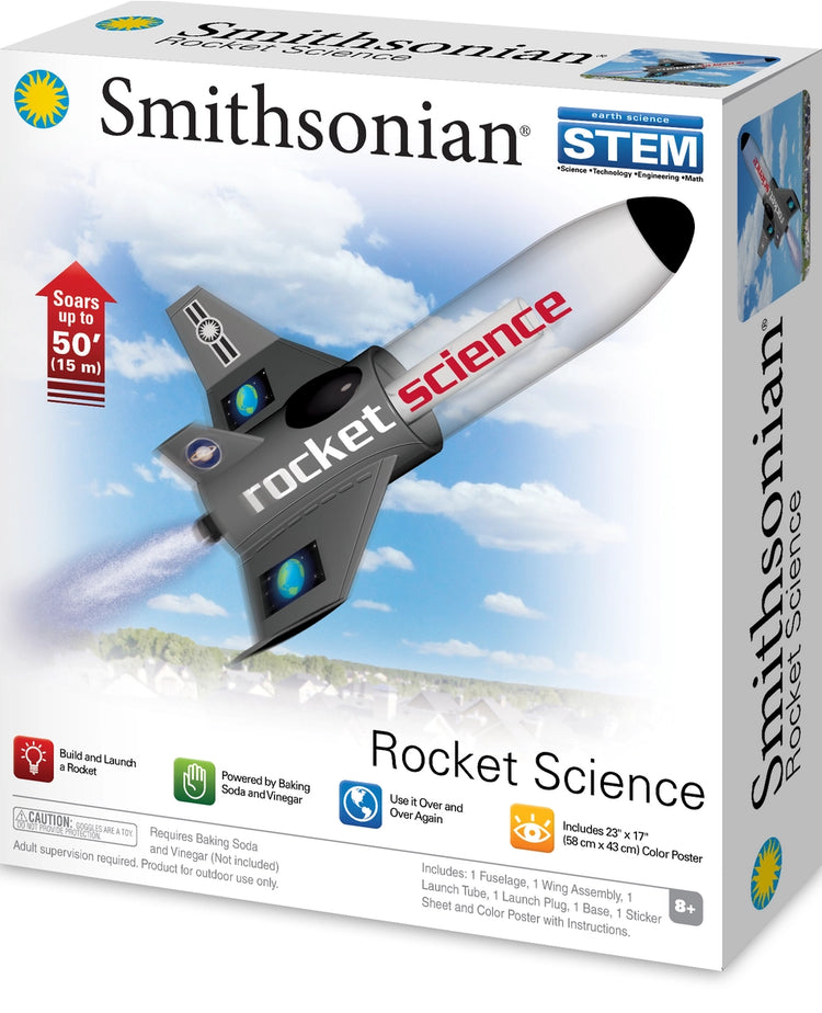 Smithsonian Rocket | Flying STEM Toy 8+ - 1