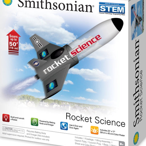 Smithsonian Rocket | Flying STEM Toy 8+ - 1