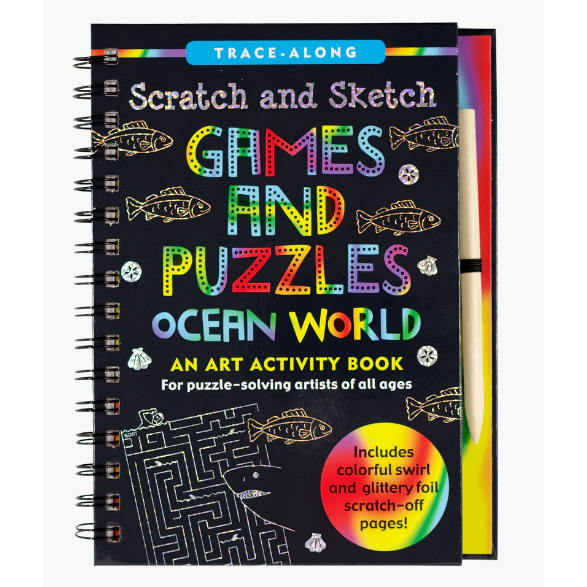 Scratch & Sketch | Games And Puzzles Ocean World 5+ - 1