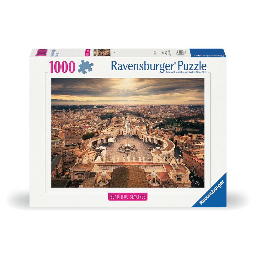 Puzzle | Beautiful Skylines Rome | 1000 Pc - CR Toys