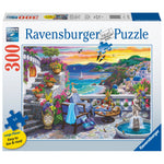 Puzzle | Santorini Sunset | 300 pc Large Format - CR Toys