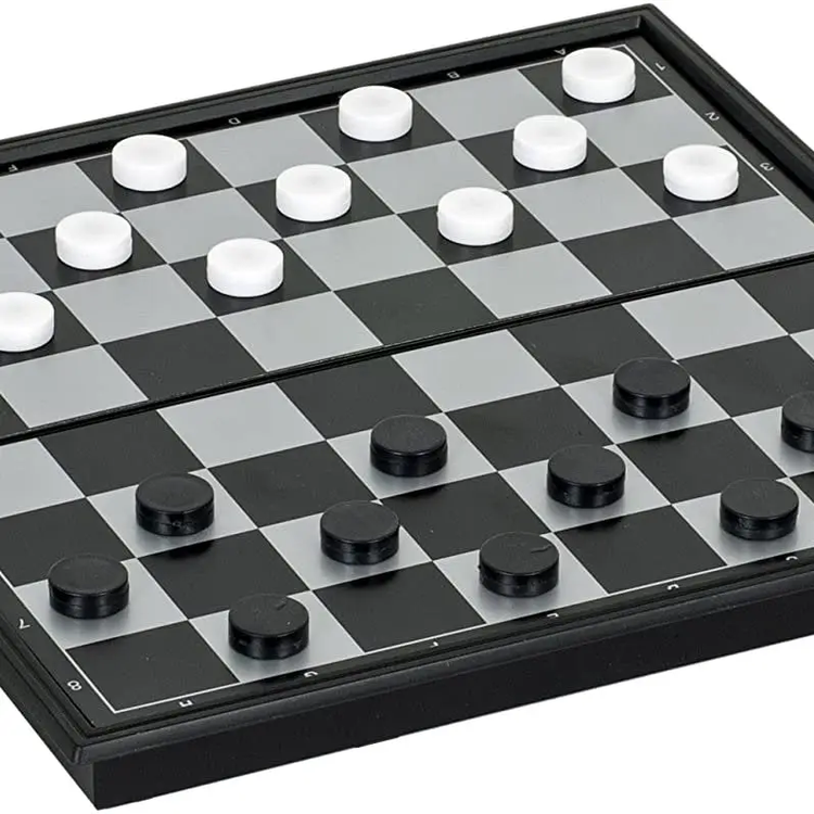 Magnetic Checkers Set  | 8 Inches 14+ - 1