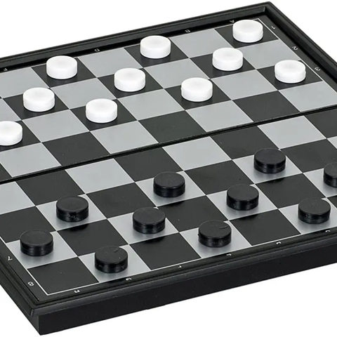 Magnetic Checkers Set  | 8 Inches 14+ - 1