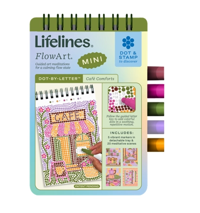 Lifelines | Flowart Mini | Dot by Letter Cafe Comforts - CR Toys