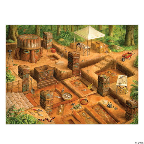 Seek & Find Glow Puzzle: Ancient Hidden City 100pc Puzzle for Ages 6+