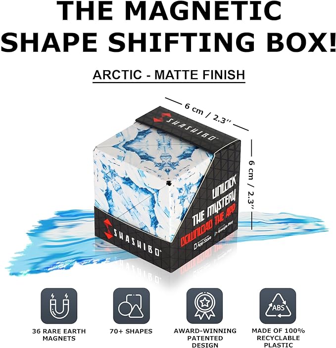 Shashibo Wild Series-Artic Magnetic Cube