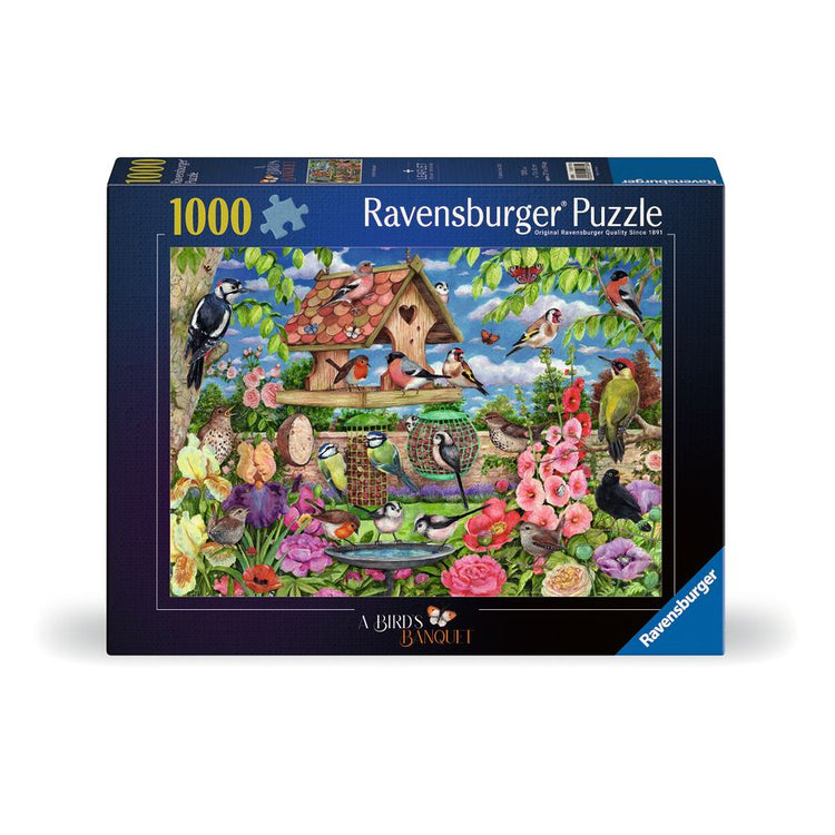 Puzzle | The Bird Table | 1000 Pc - CR Toys