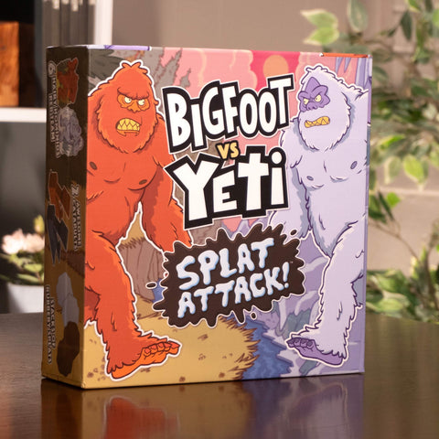 Bigfoot Vs Yeti Splat Attack!! Family 2 Person Game