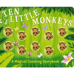 Ten Little | Monkeys Book - CR Toys