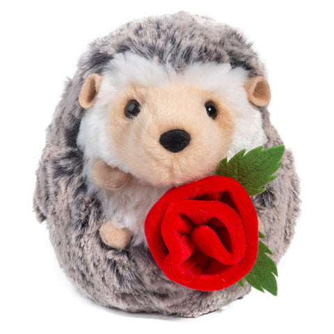 Spunky Hedgehog W/ Rose Plush 15883