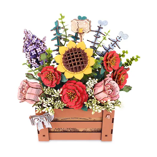 Hands Craft | Wooden Flower Bloom Box 14+