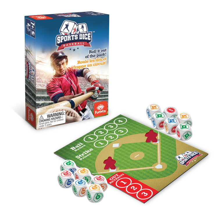 Sports Dice Baseball Game Ages 7+