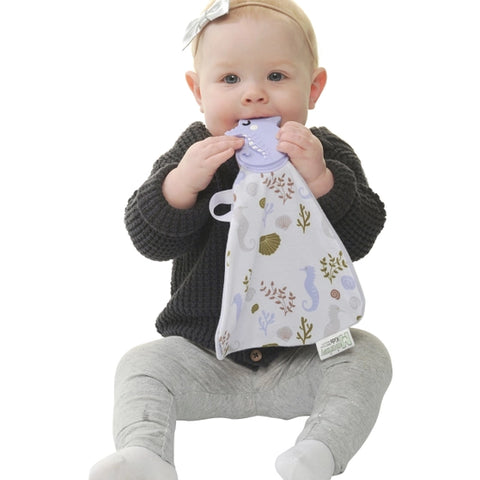 Munch It Blanket- Seahorse Teether For Ages 0Mons+