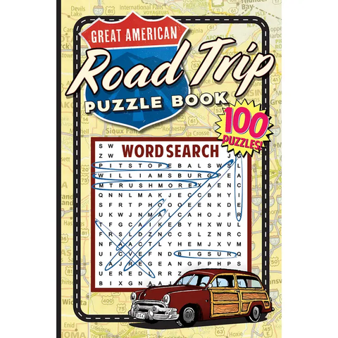 Great American Road Trip Soft Cover Puzzle Book