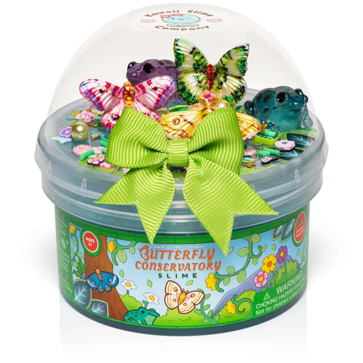 Kawaii Slime | Butterfly Conservatory Clear Slime - 1