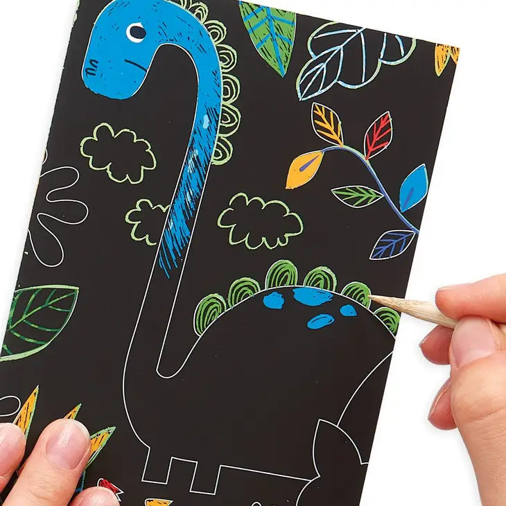 Mini Scratch Art Kit Dino Days