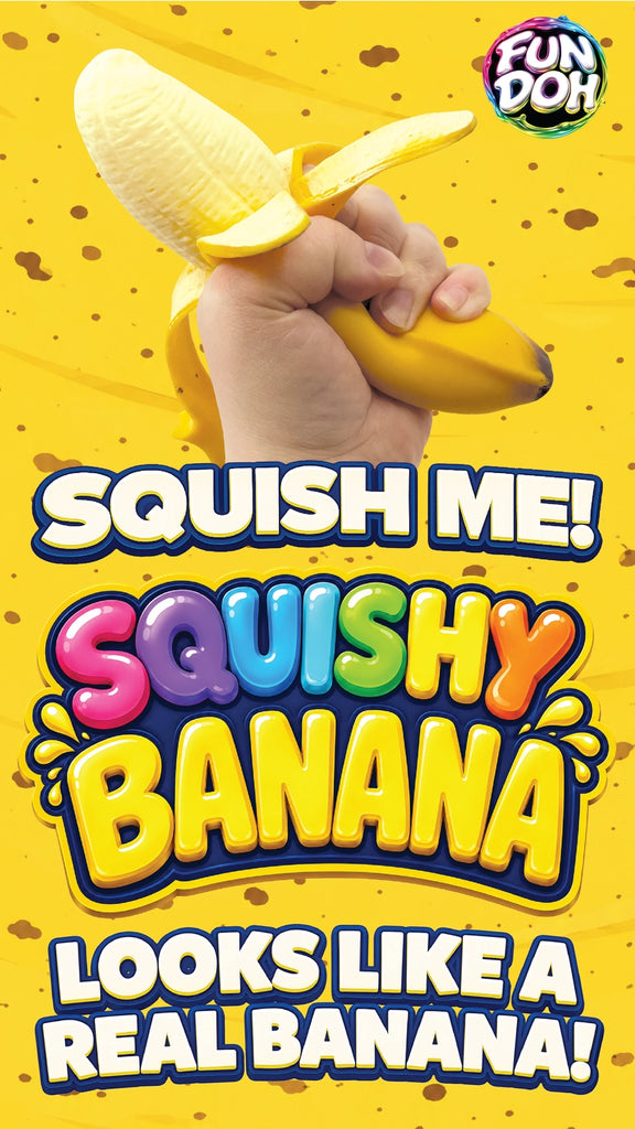 Fun Doh | Realistic Squishy Banana - 4