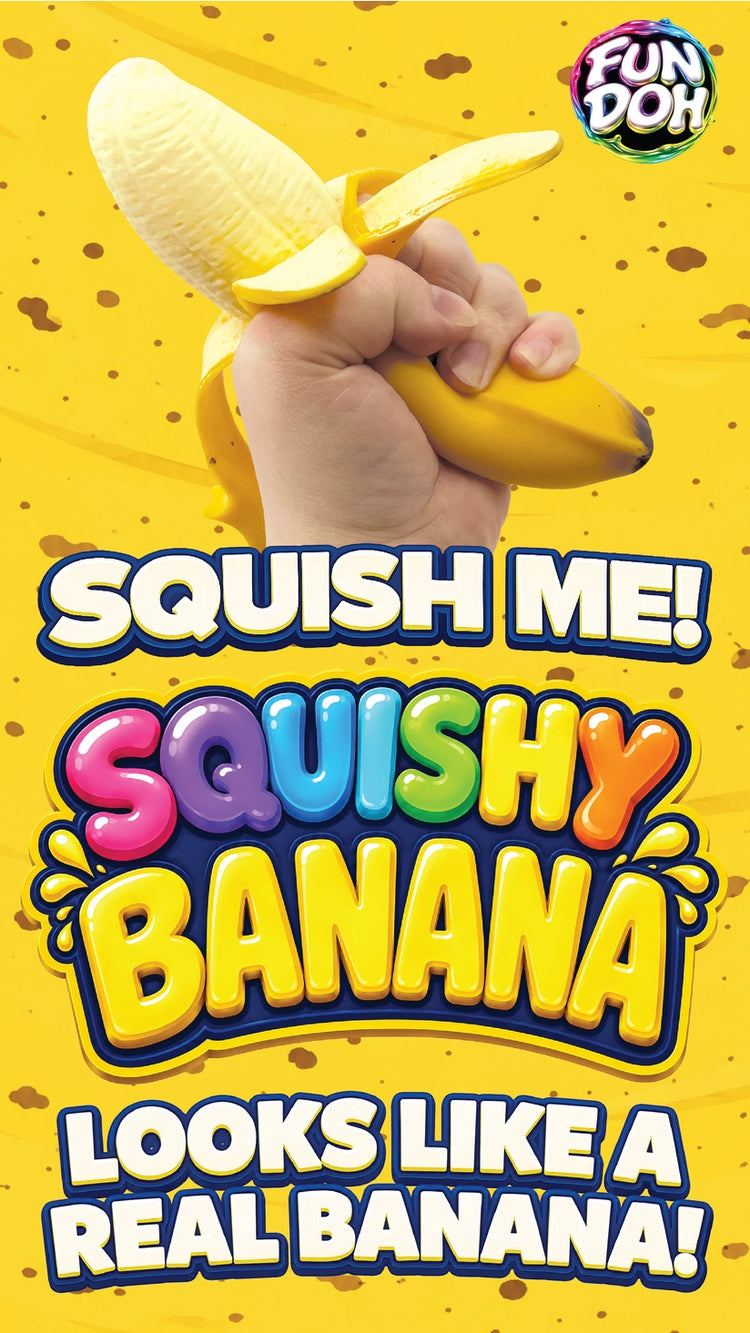 Fun Doh | Realistic Squishy Banana - 4