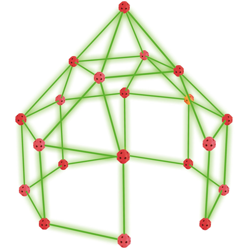 Glow-In-The-Dark Build-A-Fort | 85 pcs 5+ - 5