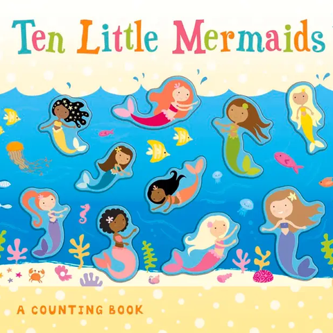 Ten Little Mermaids Board Book