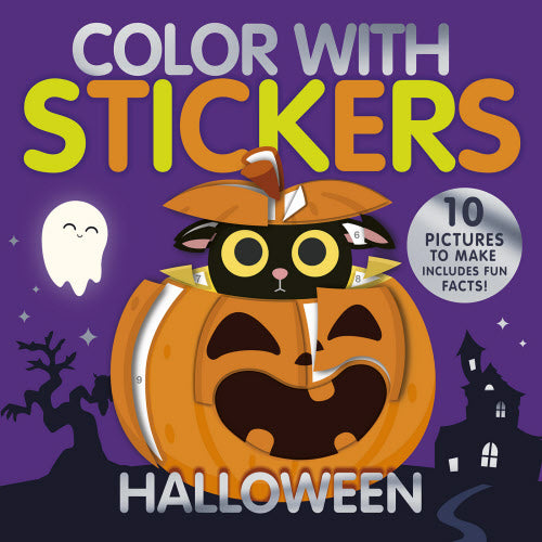 Color With Stickers: Halloween Activity Book