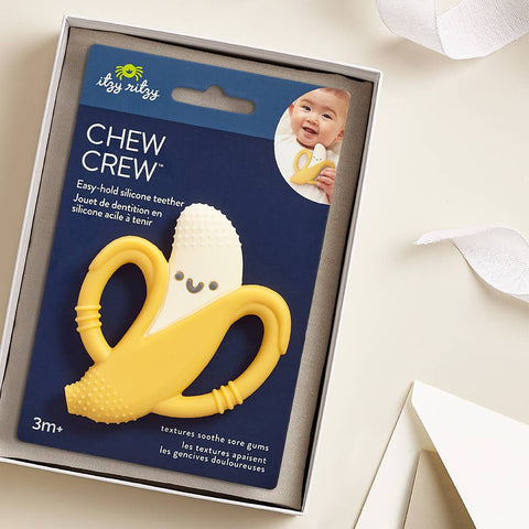 Chew Crew | Banana Silicone Teether 3M+ - 1