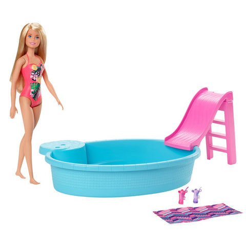 Barbie Pool And Slide Playset Mttghl91