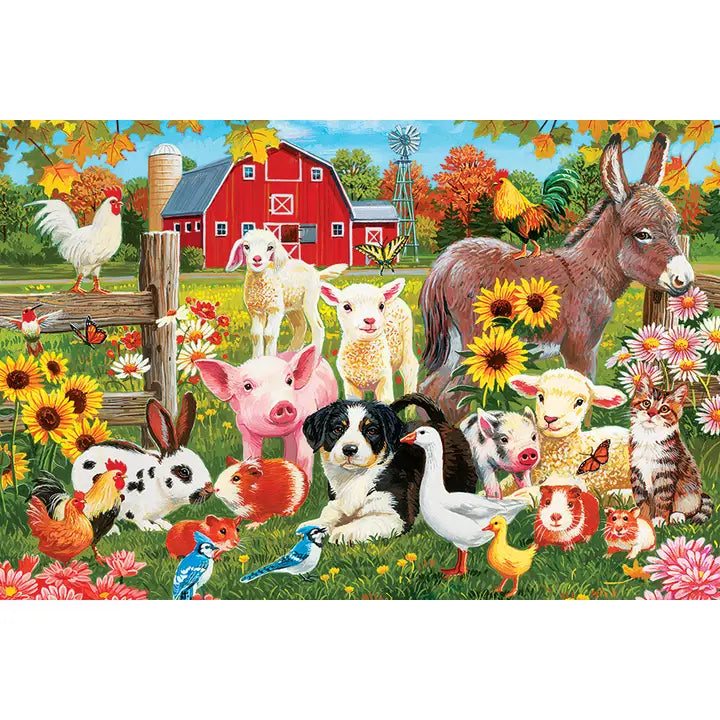 Farmyard Greeting 36Pc Floor Puzzle For Ages 3+