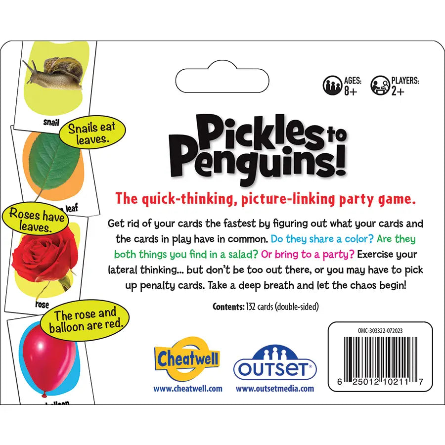 Pickles To Penguins! | Fast-Paced Game of Wild Connections | 8+ - 2