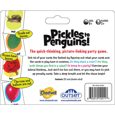 Pickles To Penguins! | Fast-Paced Game of Wild Connections | 8+ - CR Toys