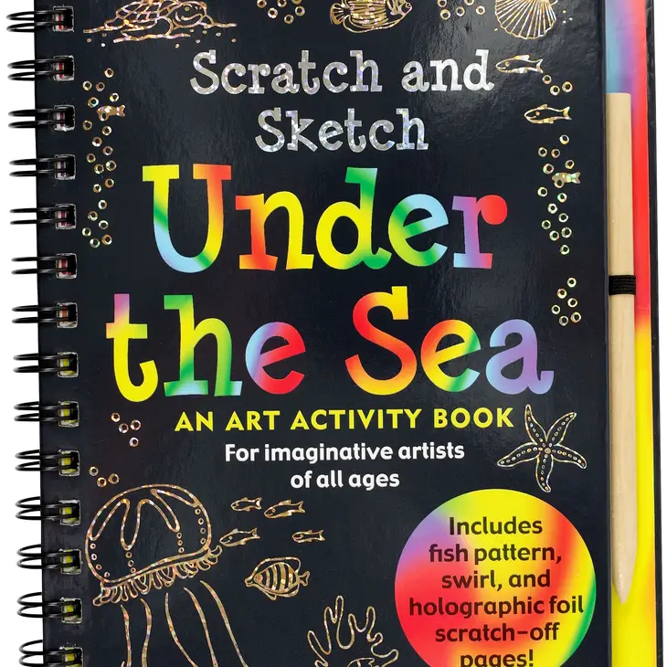 Scratch & Sketch Under The Sea Activity Book