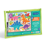 Puzzle 12 Pouch Mighty Dinosaurs