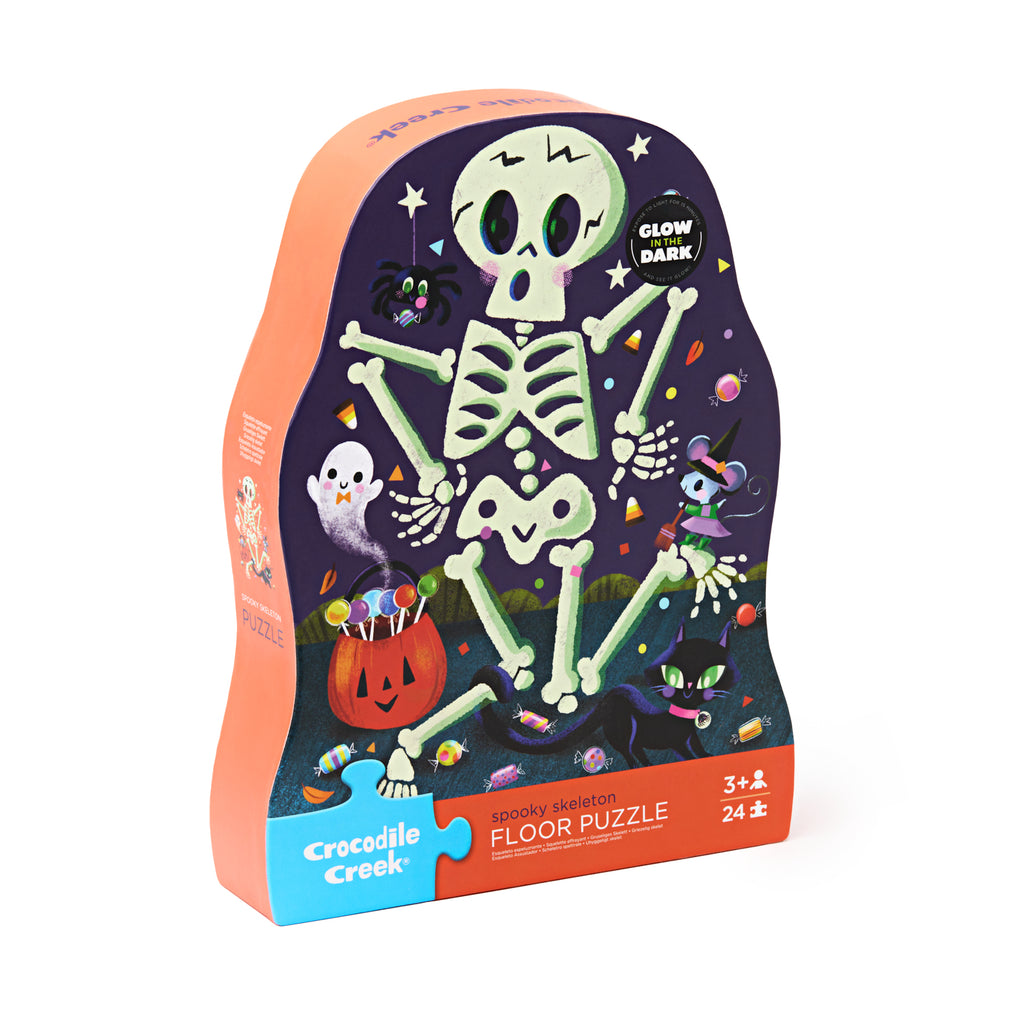 Puzzle | Spooky Skeleton | 24 Pc Shaped Box - 1