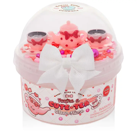 Slime You're A Cute Tea Clear Slime for Ages 4+