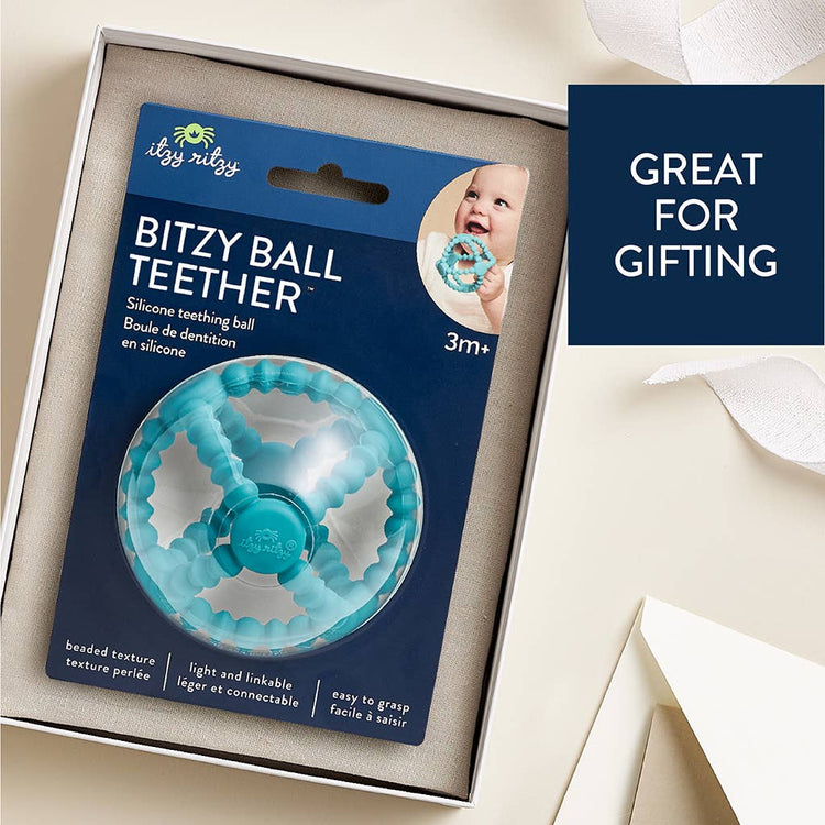 Bitzy Ball | Silicone Teething Ball 0+ - 7
