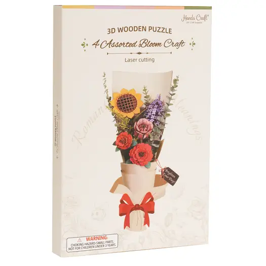 Hands Craft | Wooden Flower Bundle | 14+