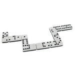 Dominoes | Double 6 | Black & White | Club Size Game - 14