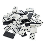 Dominoes | Double 6 | Black & White | Club Size Game - 8