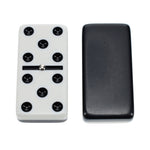Dominoes | Double 6 | Black & White | Club Size Game - 9