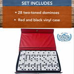 Dominoes | Double 6 | Black & White | Club Size Game - 3