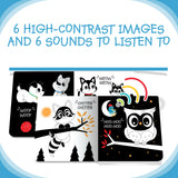 Ditty Bird  Black and White Sound book  New born