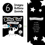 Ditty Bird | Black And White Sound Book New Born