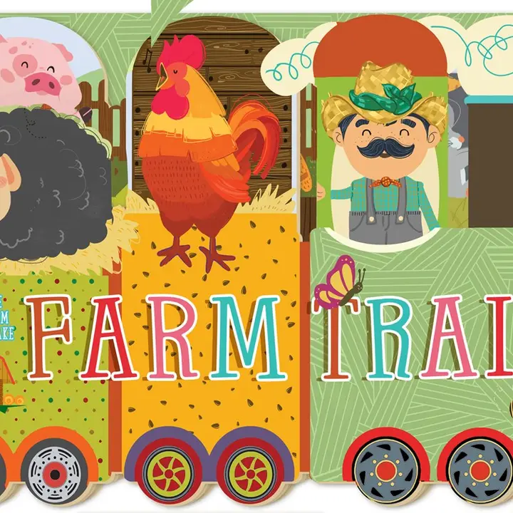 Farm Train Board Book For Ages 1+