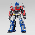 Blokees Transformers Optimus Prime CC01 figure in red, blue, and silver standing upright