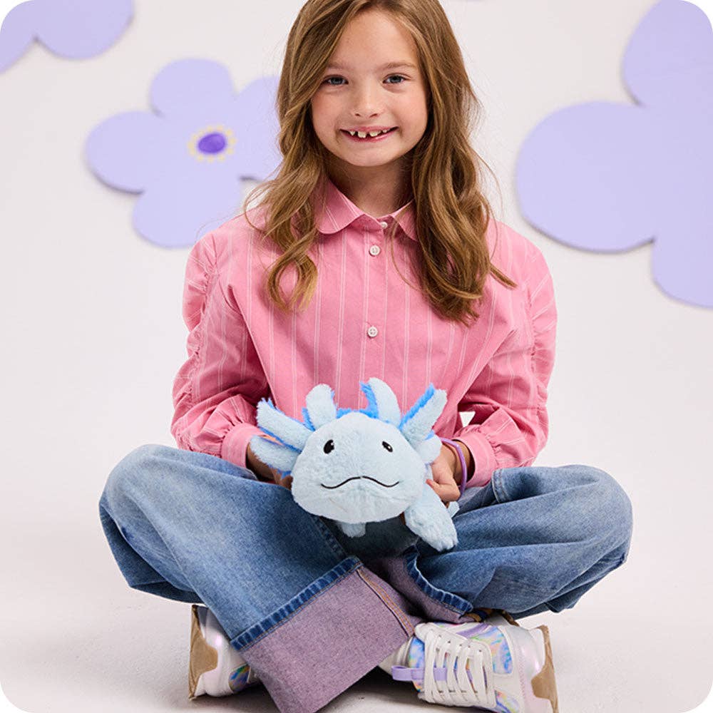 Warmies Blue Axolotl plush photo