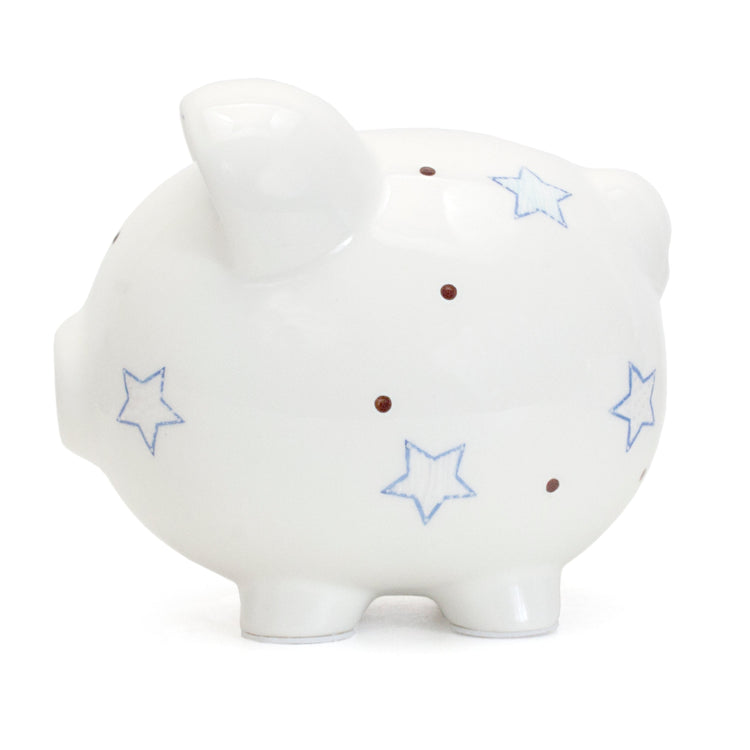 Piggy Bank | Blue Paper Star Pig for Ages 0Mons+