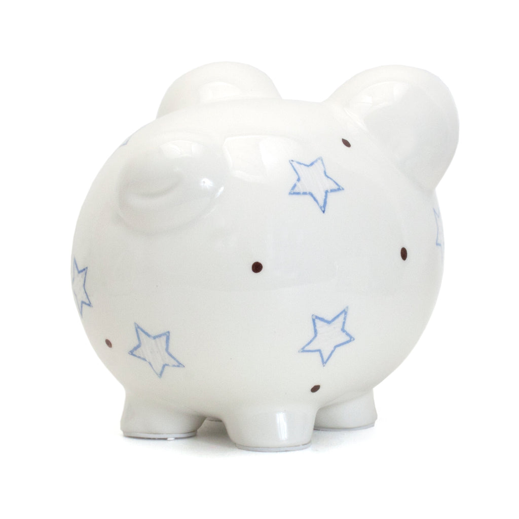 Piggy Bank | Blue Paper Star Pig for Ages 0Mons+
