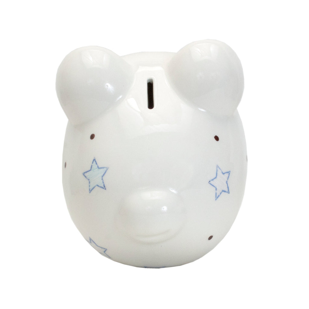 Piggy Bank | Blue Paper Star Pig for Ages 0Mons+